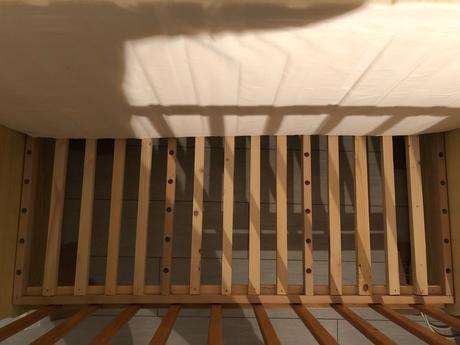 Detská drevená postieľka + matrac, šírka (cm): 60,dĺžka (cm): 120