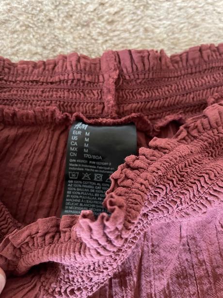 Krčené plážové nohavice, h&m,m