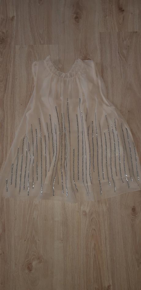 Blúzka bez rukavov s flitrami h&m, h&m,m