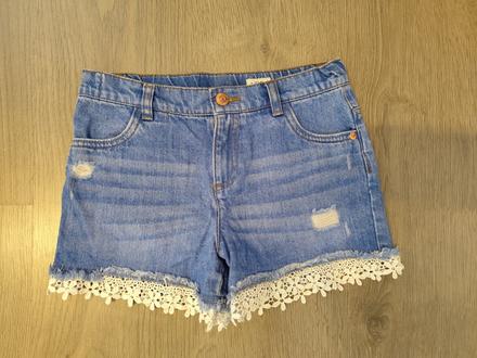 Detské riflové kraťasy, f&f,140