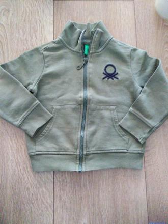 Mikina na zips so stojacikom, benetton,98