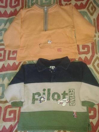 2 hrubšie tričká- darujem k nákupu, 80