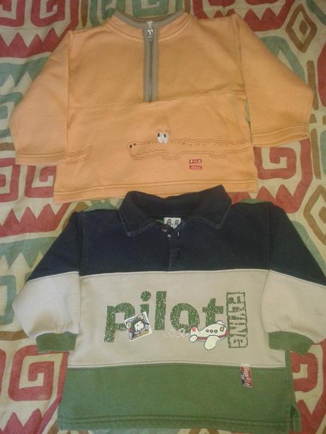 2 hrubšie tričká- darujem k nákupu, 80