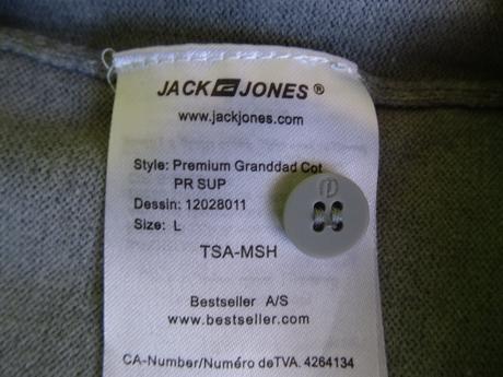 Pánsky sveter na gombíky jack & jones, veľ. l, l