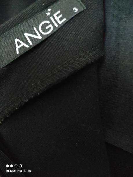 Šaty s eko kožou, angie,m