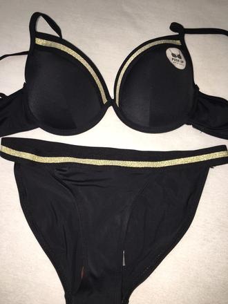 Plavky dvojdielne bikiny pushup, 40 / 42 / m