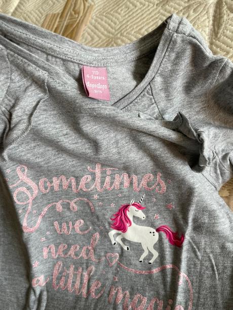 Tričko s jednorožcom 110, dopodopo,110