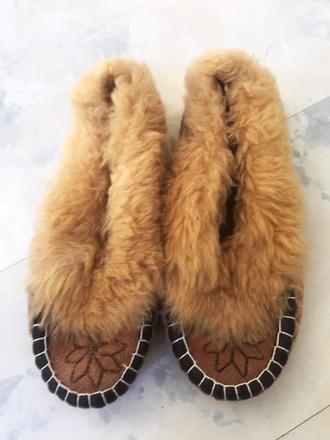 Teplé kožušinové papuče, 37