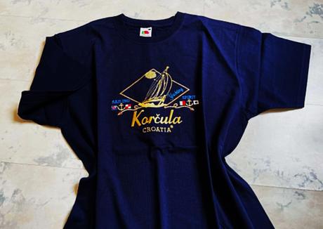 Tričko pre námorníkov/kapitánov l-xl,