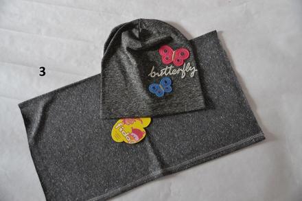 Komplet - čiapka, nákrčník - oh 42-44 cm, 62 / 68 / 74