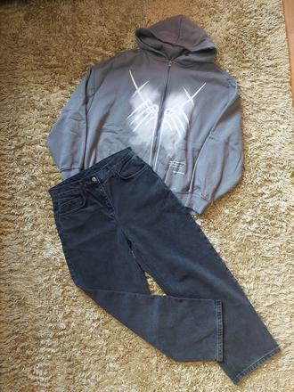 Rifle + nenosena mikina, house,s