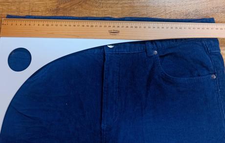 Pánske menčestrové nohavice, xl