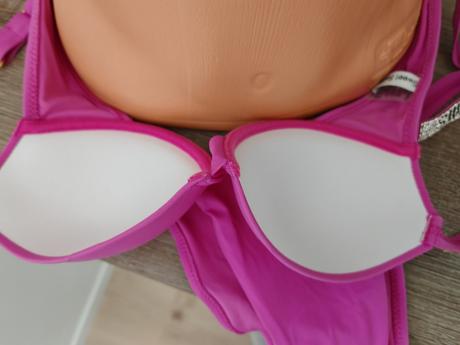 Plavky ružovo fialové krásne - m košíky 75-80 b, m