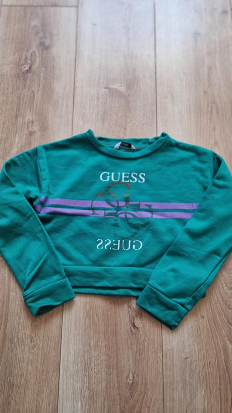 Crop top mikina zn.guess veľ 122-128 cm., guess,128