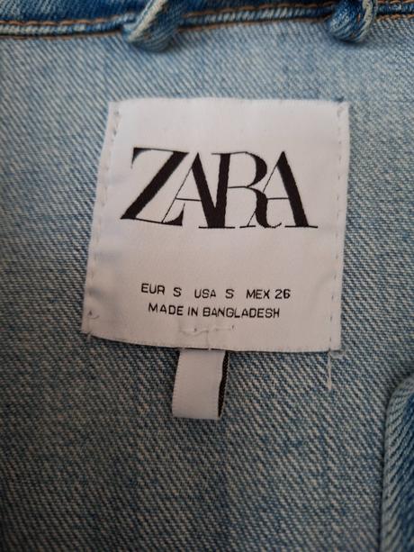 Riflová bunda zara, zara,s