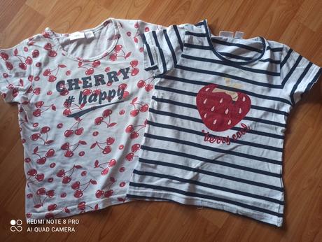 2ks tričko-128/134, bonprix,128