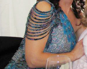 Extravagantné mini šaty, m