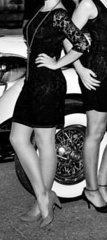 Male čierne šaty, m