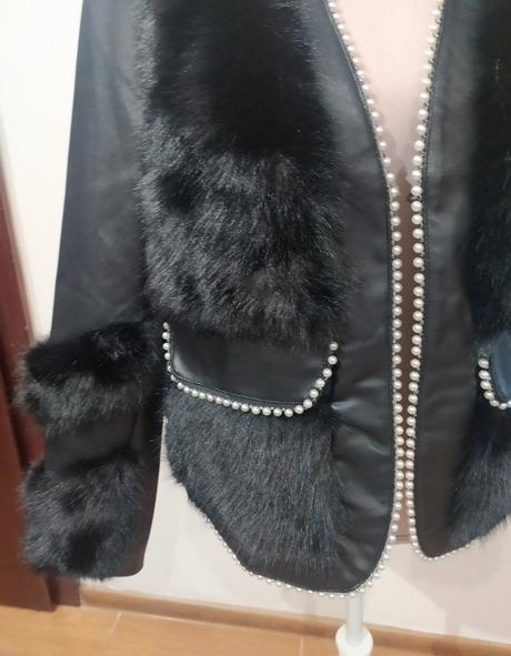 Koženkova bunda m/l, l / m