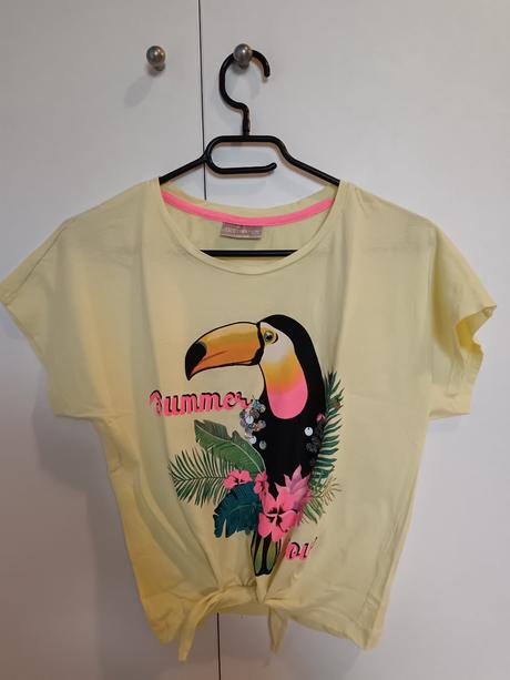 Crop top tričko, 158