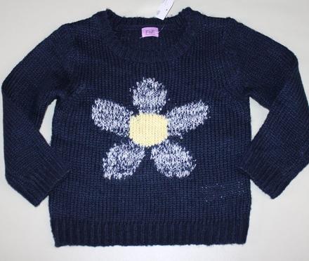 Novy, 98 pulovrik s kvietkom,2-3 r., f&f,98