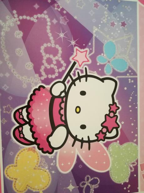 Glitter puzzle hallo kitty,