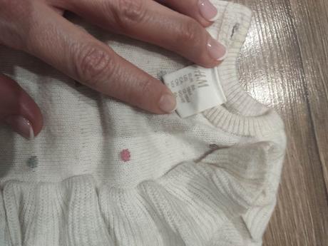 Pulóver s volánikmi, h&m,86