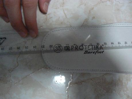Dievčenské barefoot sandále protetika, protetika,35