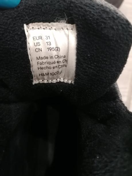 Sede čižmičky, h&m,31