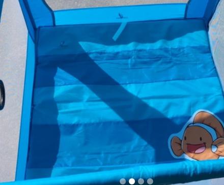 Detská ohrádka quadra, šírka (cm): 80,dĺžka (cm): 80