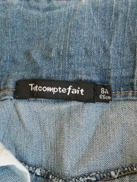 Dievčenské modré elastické šortky, toutcomptefait, 128