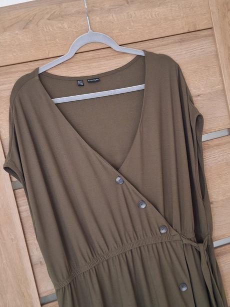 Khaki zelene šaty, xl