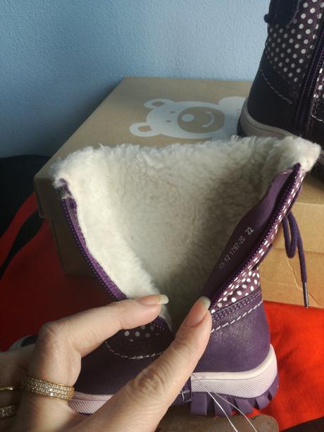 Zimne kozene cizmy vel. 22 lasocki, lasocki,22