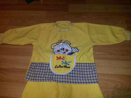 Žltý baby komplet, 68