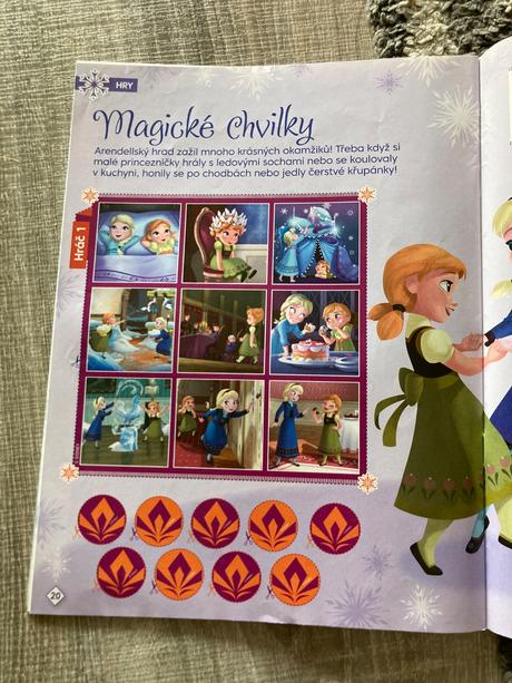 Kniha a časopisy frozen,