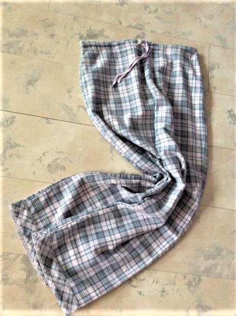 Flanelové nohavice na spanie, m