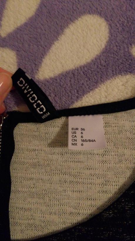 Sivo čierne šaty, veľkosť č.36, h&m,36