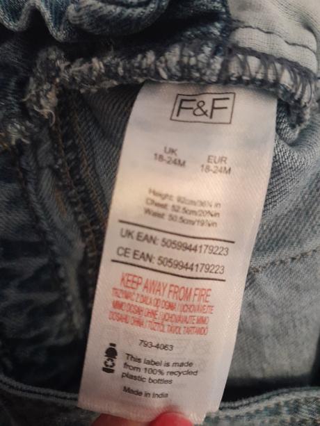 Riflove šaty a riflové kra, miniclub,92