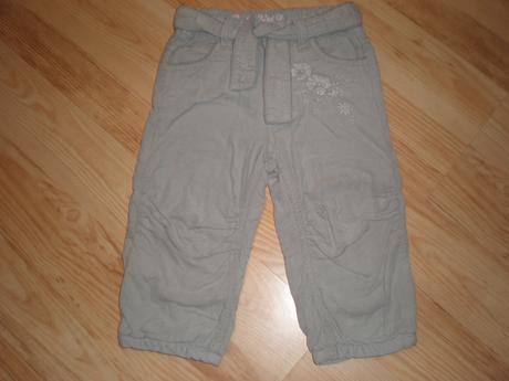 Podšité menčestráky, h&m,86