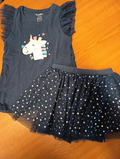 Letná tmavomodrá súprava 122/128, lupilu,122