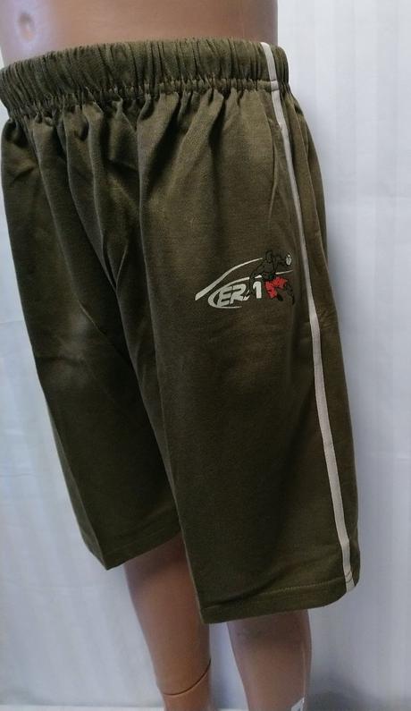 Chlapč. hnedé šortky šport, era fashion, 128, 128
