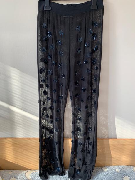 Priesvitné nohavice na plavky, zara,s