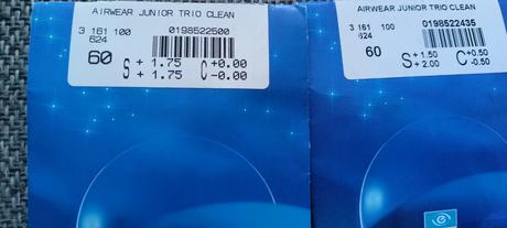 Detské dioptrické okuliare, na vek cca 3 až 10r., 