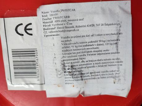 Vozidlo twistcar,