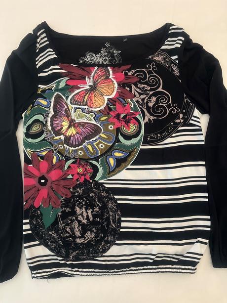 Tričko s dlhým rukávom desigual, desigual,xs