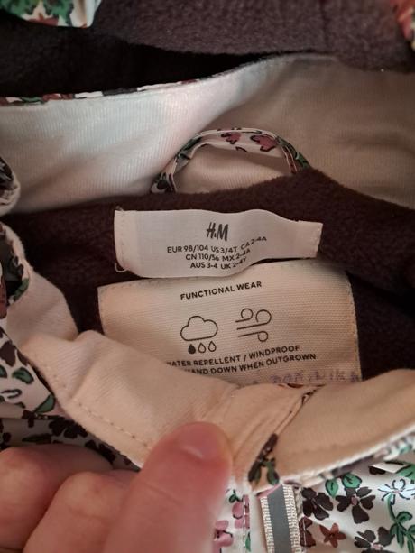 Softshellová bundička, h&m,104