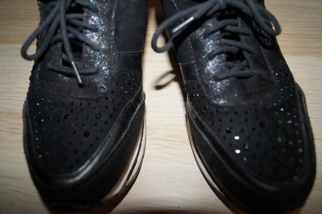 Tenisky na platforme s kamienkami, 39