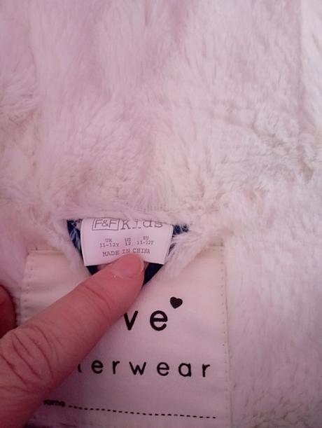 Zimná bunda pre slečnu, f&f,152