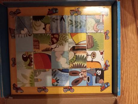 Drevené kocky krtko, 