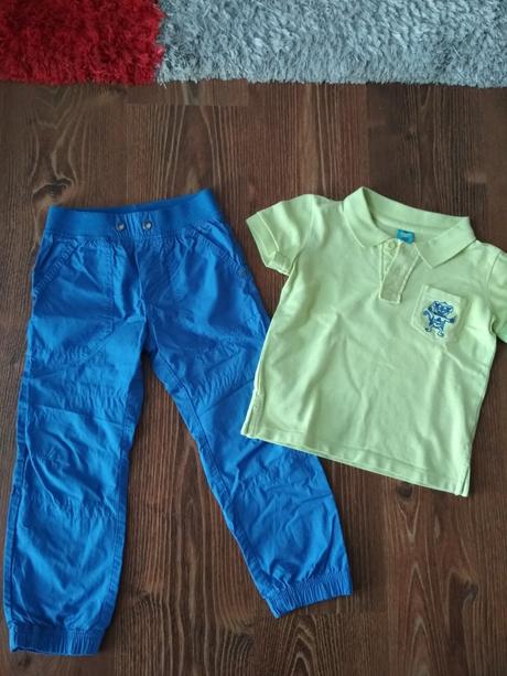 Nohavice a tričko 110, 104–116